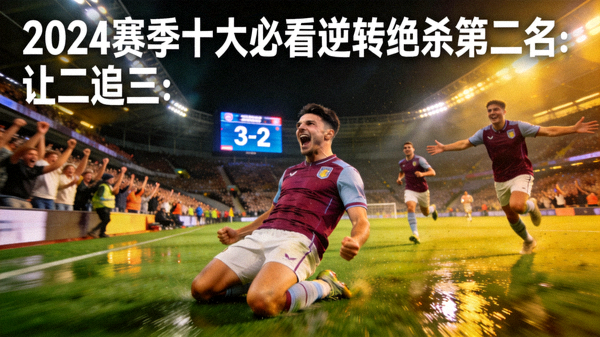 2024赛季十大必看逆转绝杀第二名：让二追三，球队在0-2落后情况下连进三球完成大逆转，球员激情滑跪