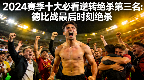 2024赛季十大必看逆转绝杀第三名：德比战最后时刻绝杀，球员脱衣庆祝，看台上球迷陷入疯狂